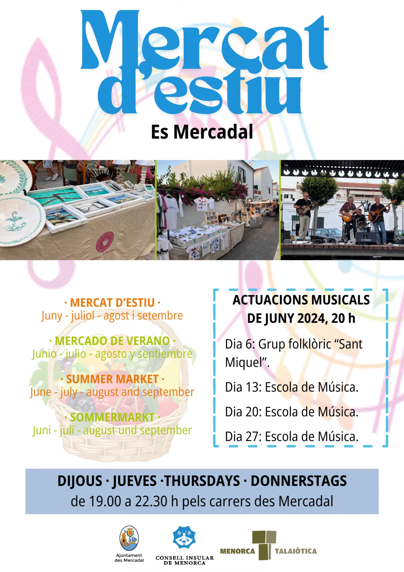 Image de l'événement Mercado de verano des Mercadal